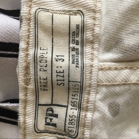 Free People Aztec Print Frayed Shorts Size 31 - Picture 5 of 6